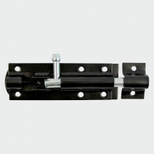 TIMco TBS6BB Straight Tower Bolt Black