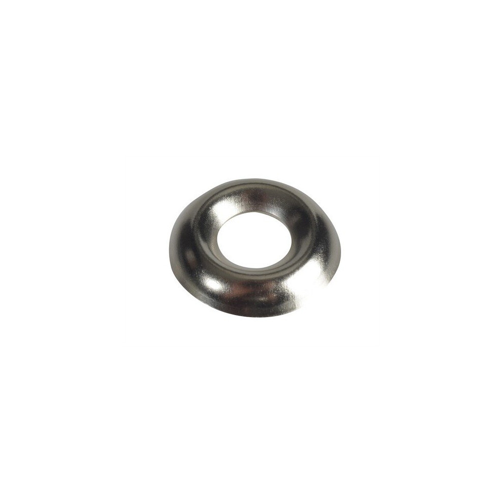 Forge FPSCW10N Screw Cup Washers Nickle Plated No.10 Forge Pack of 20