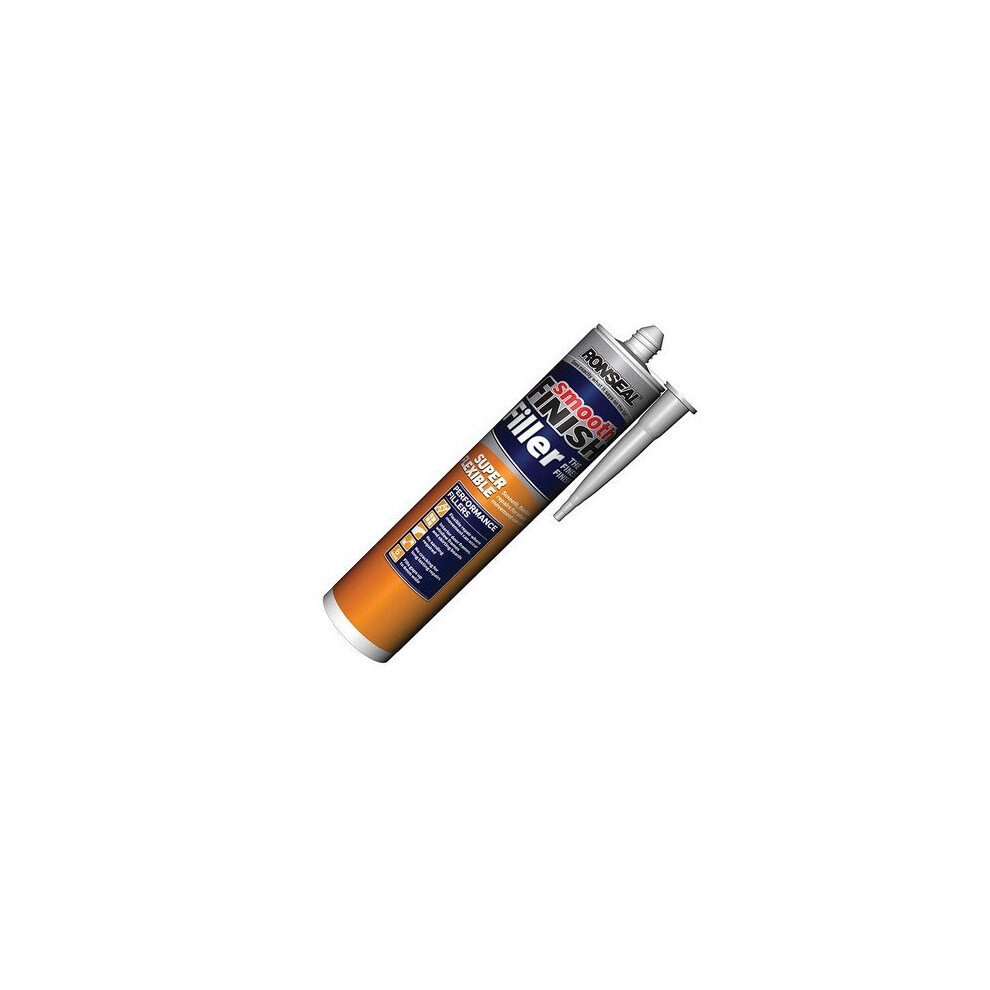 Ronseal 36560 Smooth Finish Super Flexible Filler Cartridge 300ml