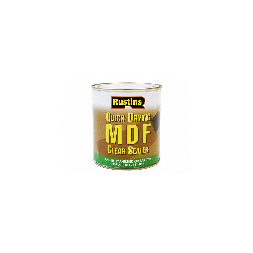 Rustins MDFS250 Quick Drying MDF Sealer Clear 250ml