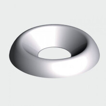 TIMco 6NCUPP Surface Cups Nickel Finish To Fit 6mm Screw Bag of 60