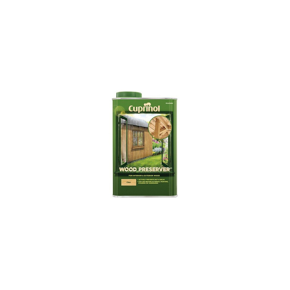 Cuprinol 5083486 Wood Preserver Clear 1 Litre