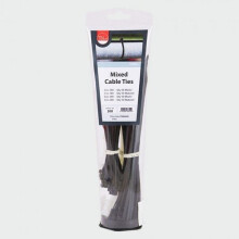 TIMco CTMIX200 Cable Ties Black and Natural Mixed Tube of 200