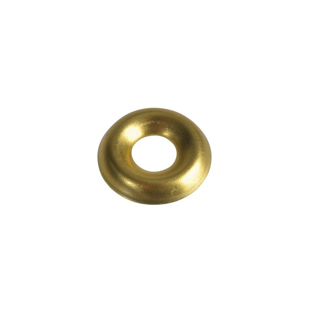 Forge FPSCW8B Screw Cup Washers Brass No.8 Forge Pack of 20