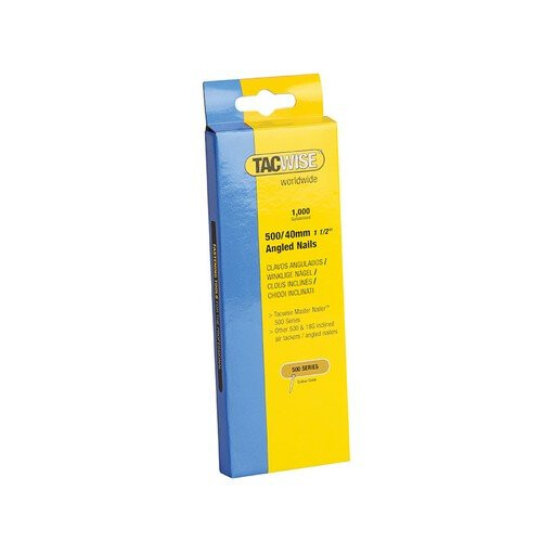 Tacwise 483 500 18 Gauge 40mm Angled Nails Pack 1000