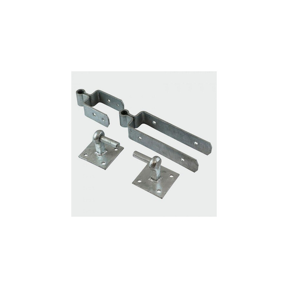 TIMco DSFH300G Double Strap Hinge Set Galv 300mm Pack of 2