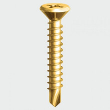 TIMco 125Y Self Drill PVC Screw CSK ZYP 3.9 x 38mm Box of 1,000