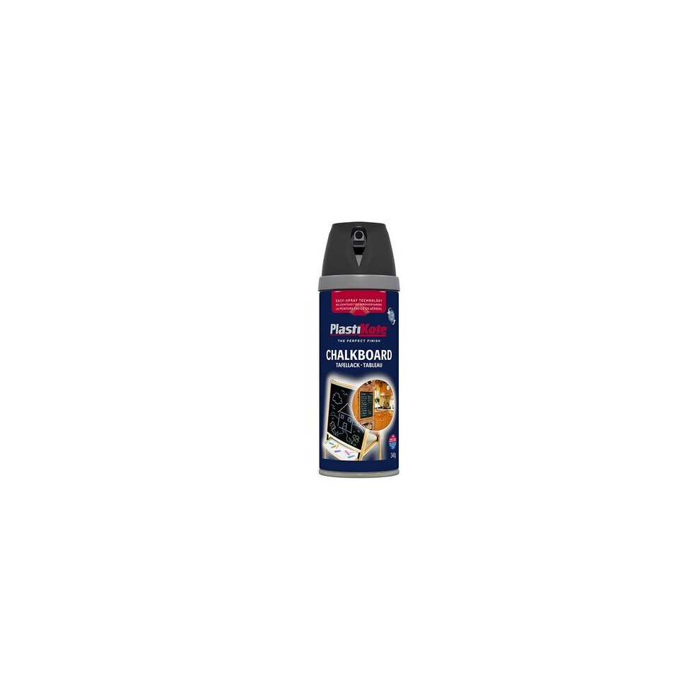 Plasti-Kote PKT26001 26001 Chalkboard Black 400ml