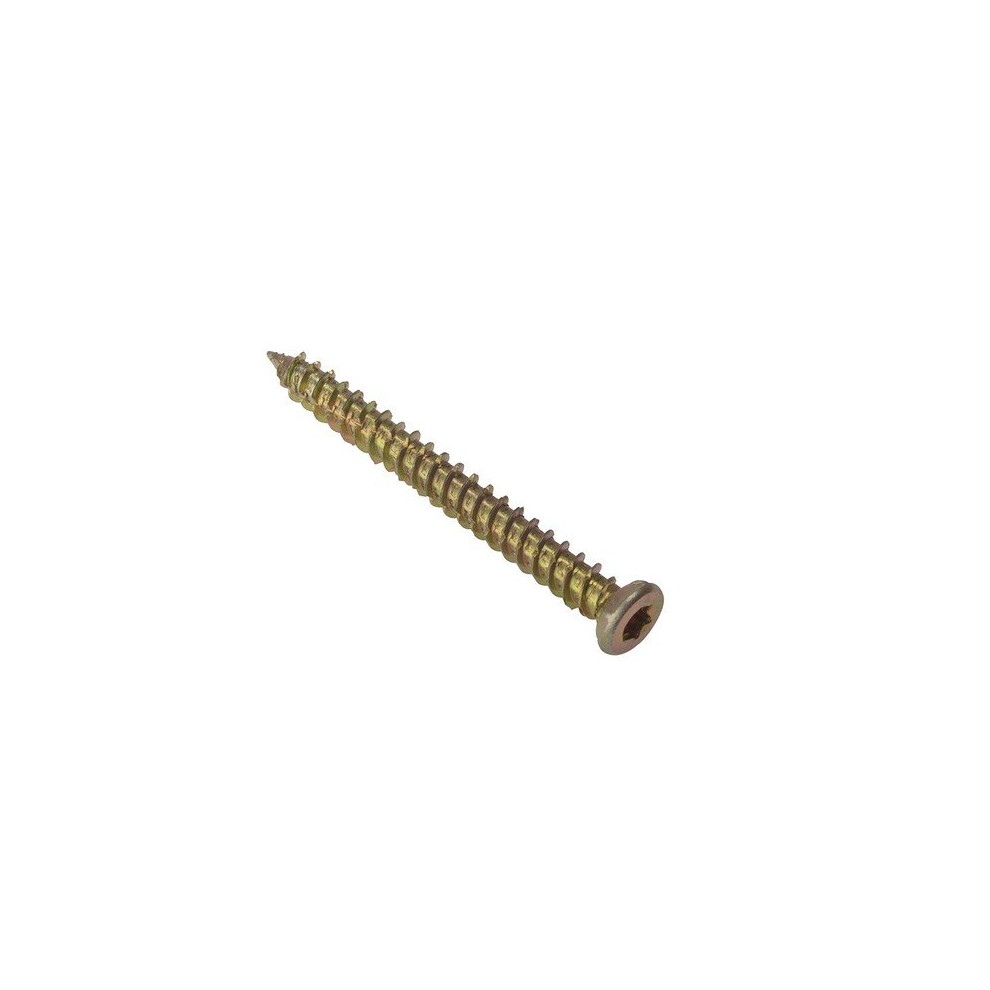 Forge 10CFS122 Concrete Frame Screw Torx Compatible High-Low Thread ZYP 7.5 x 122mm Bag of 10