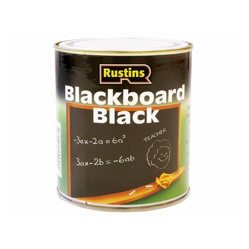 Rustins Rustins BLAB125 Quick Dry Blackboard Black 125ml