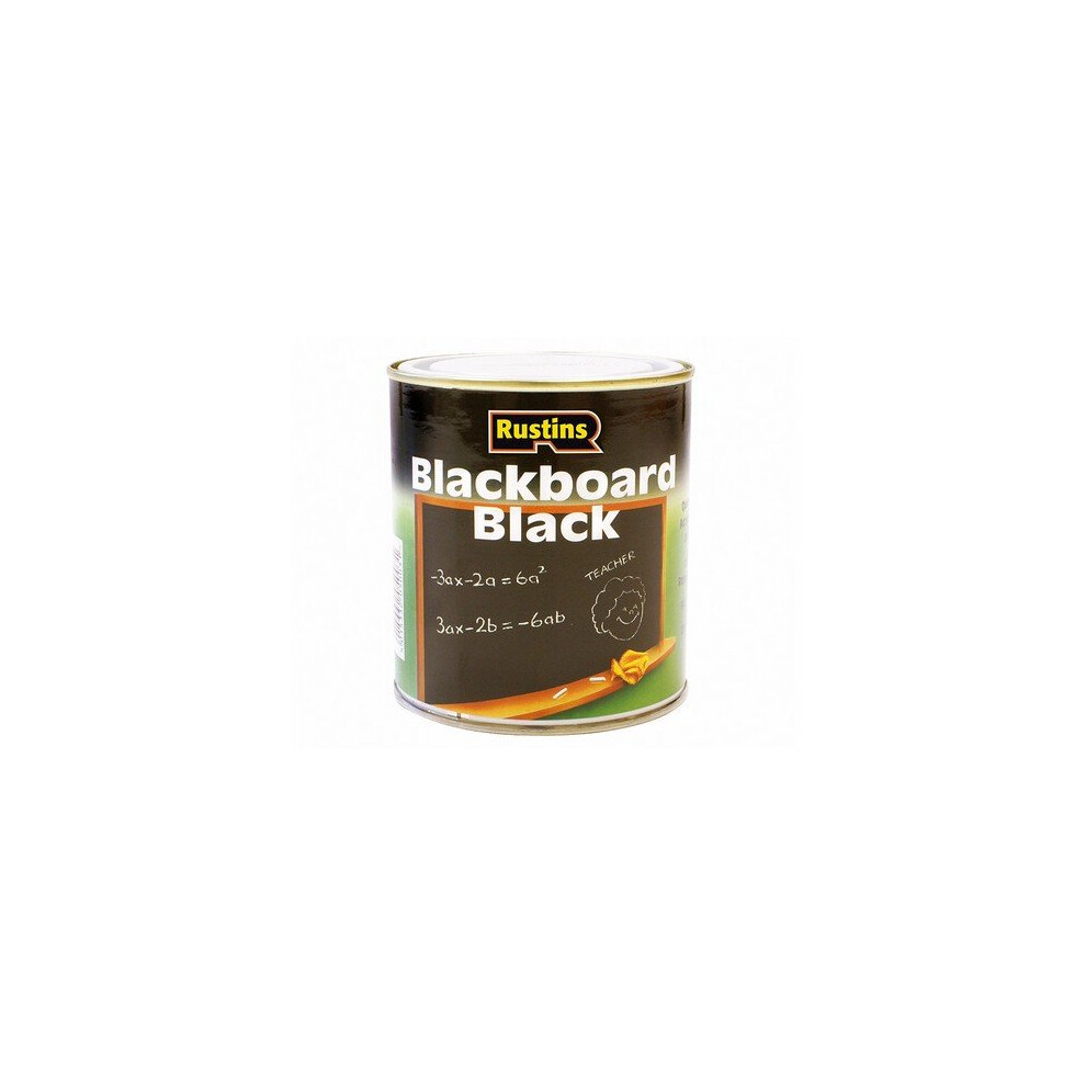 Rustins BLAB125 Quick Dry Blackboard Black 125ml