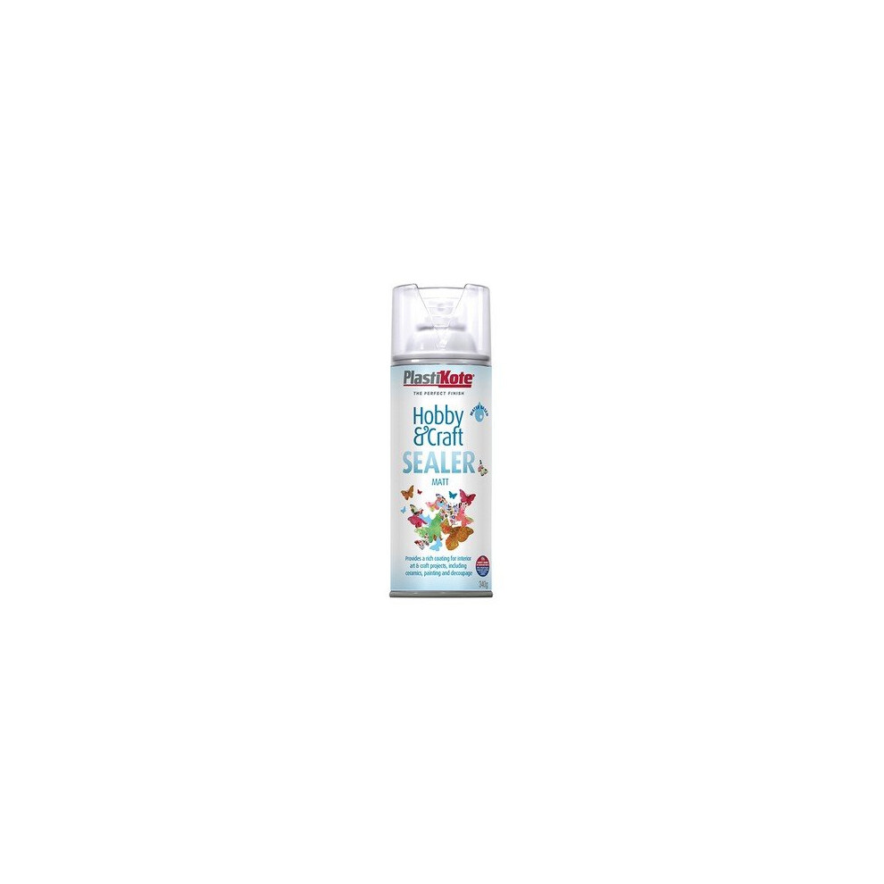 Plasti-Kote PKT4143 Hobby & Craft Sealer Spray Clear Matt 400ml