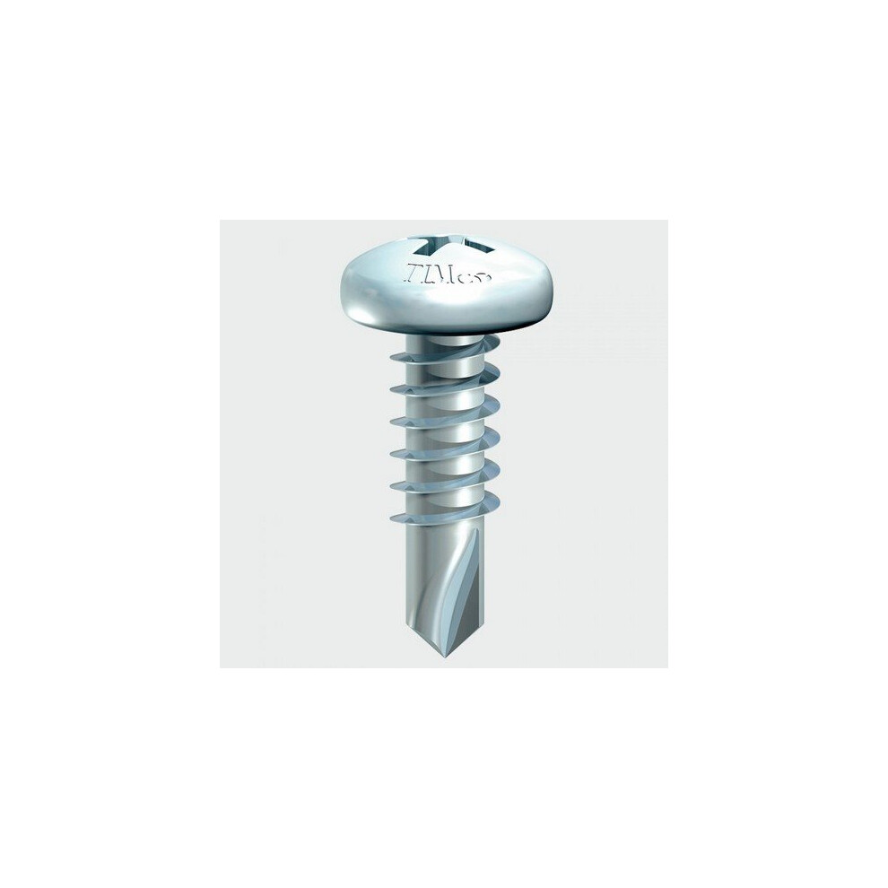 TIMco 130Z Pan Head Self Drill Screw BZP 4.2 x 13mm Box of 1,000
