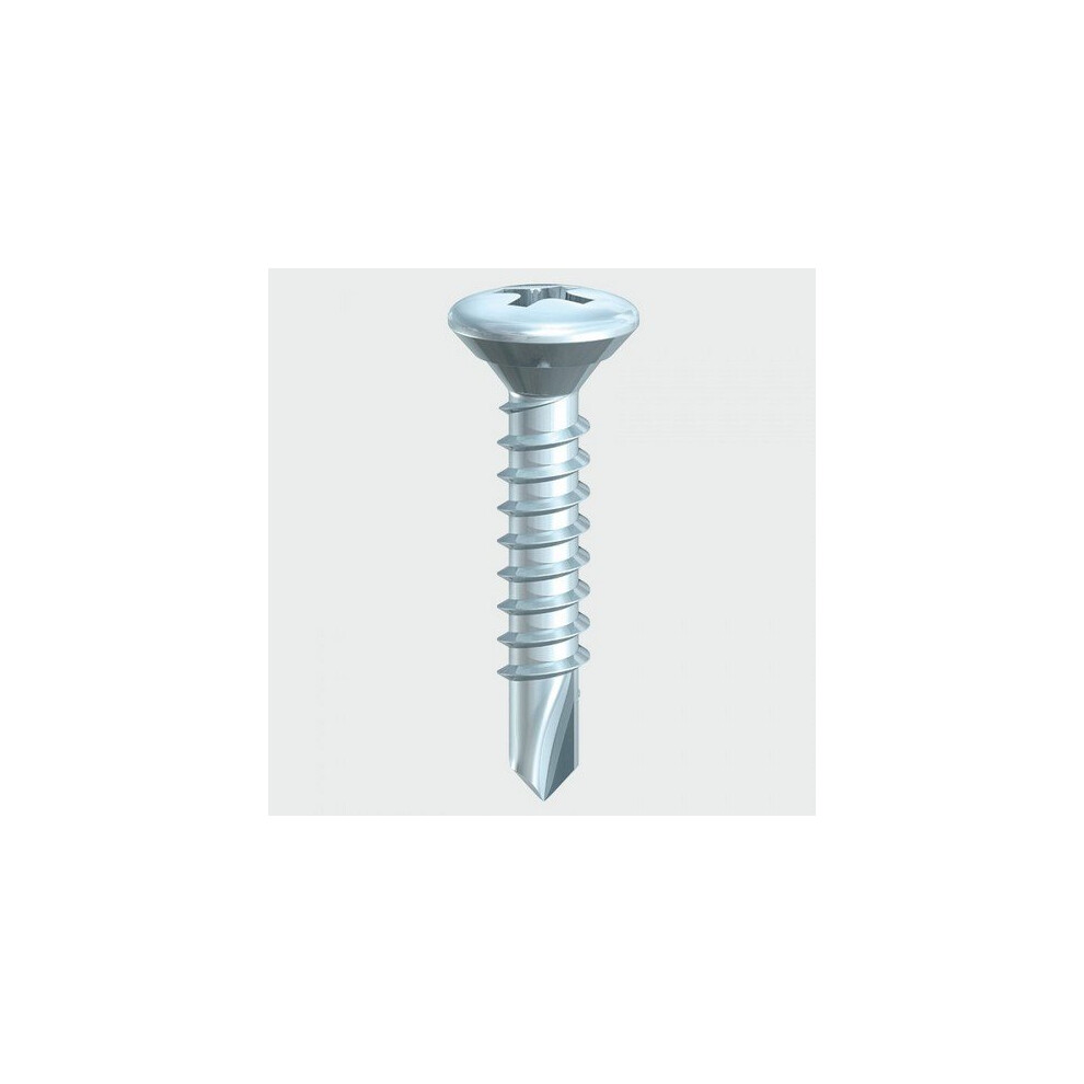 Timco 136Z Self Drill Pvc Friction Screw Bzp 3.9 X 19Mm Box Of 1,000