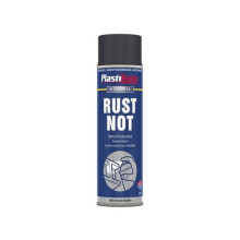 Plasti-Kote PKT784 Rust Not Spray Matt Black 500ml
