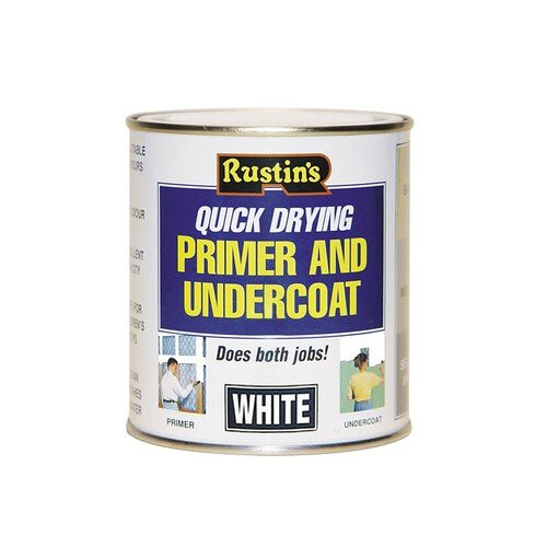 Rustins Rustins WHPU500 Quick Dry Primer & Undercoat White 500ml