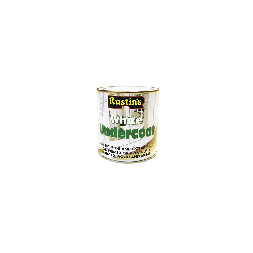 Rustins WHIU250 White Undercoat 250ml