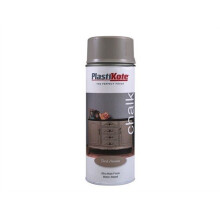Plasti-kote PKT27102 Chalk Finish Spray Dark Hessian 400ml