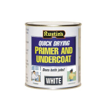 Rustins WHPU2500 Quick Dry Primer & Undercoat White 2.5 Litre