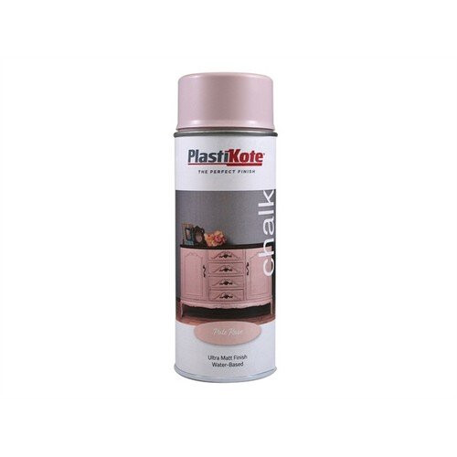 Plasti-kote PKT27105 Chalk Finish Spray Pale Rose 400ml