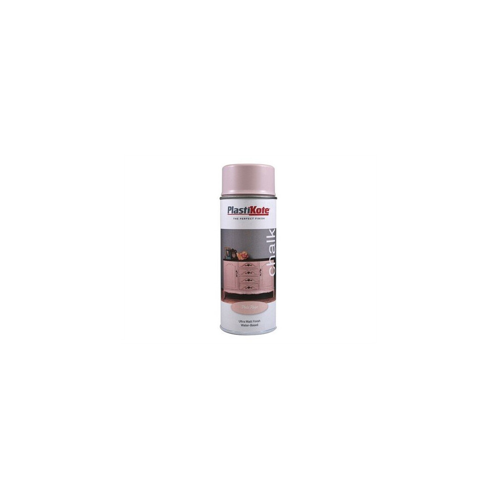 Plasti-kote PKT27105 Chalk Finish Spray Pale Rose 400ml
