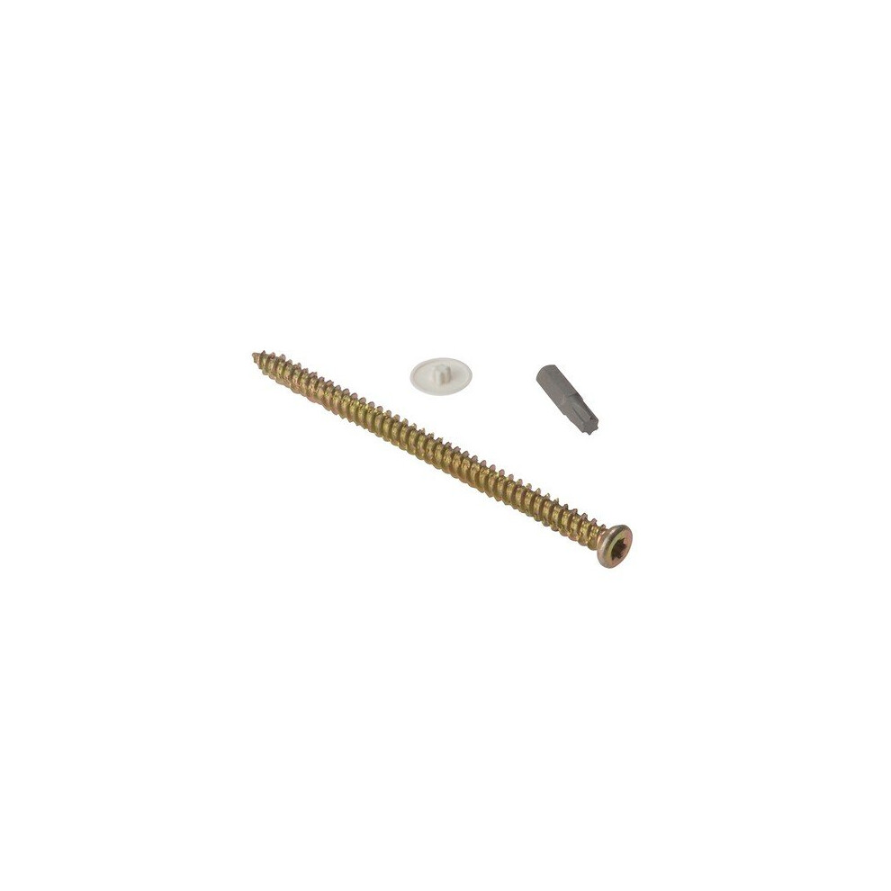 Forge 10CFS52 Concrete Frame Screw Torx Compatible High-Low Thread ZYP 7.5 x 52mm Bag of 10