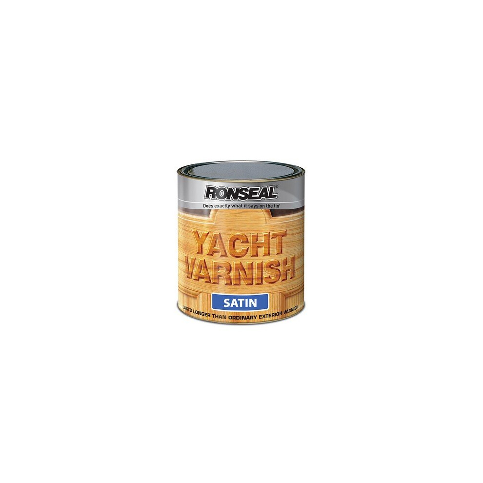 Ronseal 30244 Exterior Yacht Varnish Satin 1 Litre
