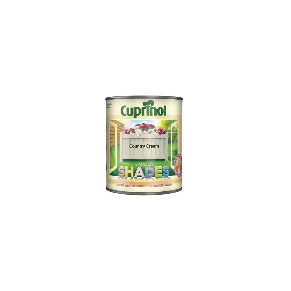 Cuprinol 5092588 Garden Shades Country Cream 1 Litre