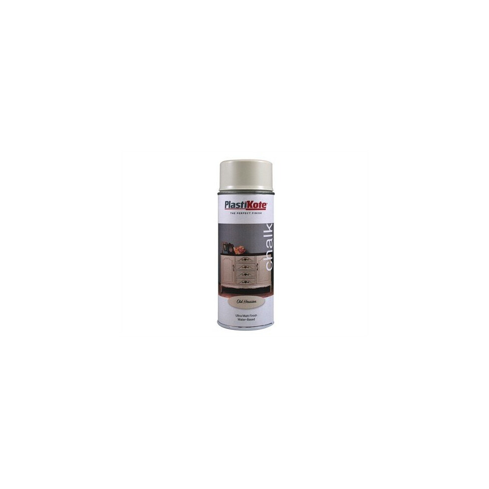 Plasti-kote PKT27101 Chalk Finish Spray Old Hessian 400ml