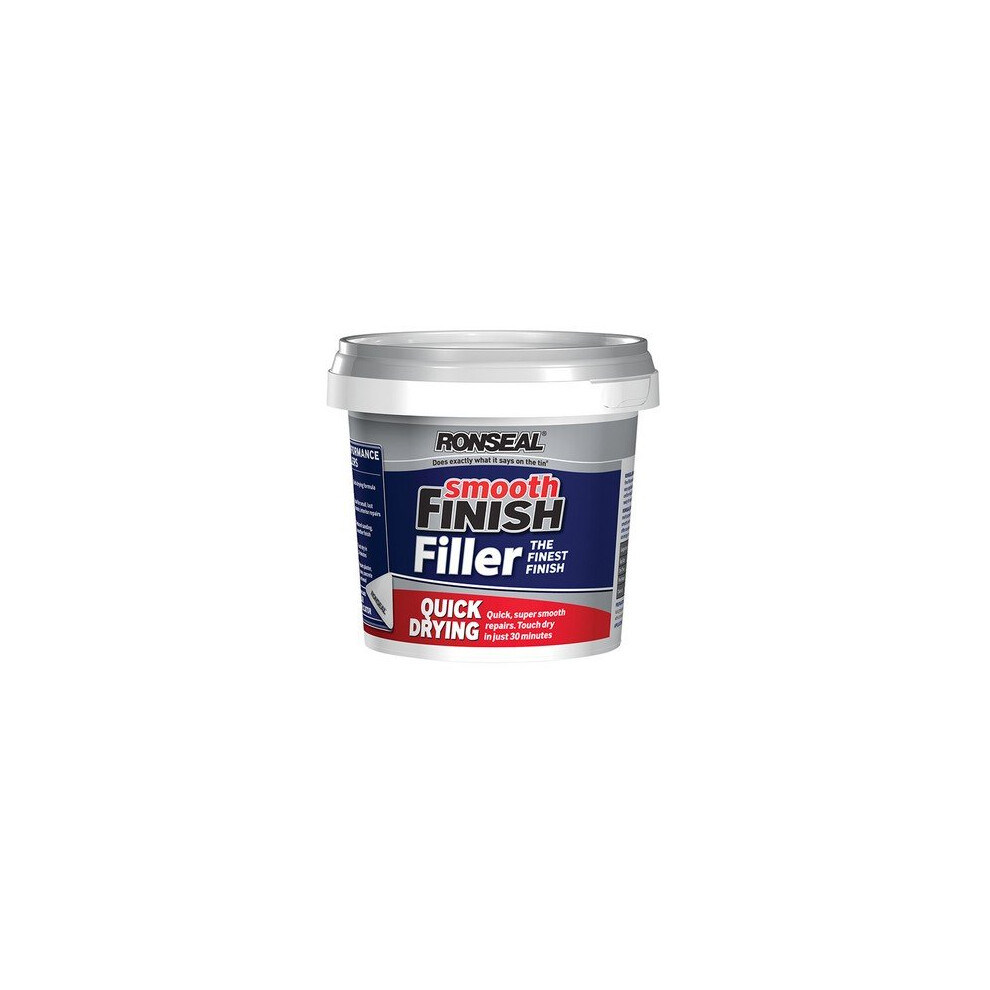 Ronseal 36553 Smooth Finish Quick Drying Multi Purpose Filler 600g