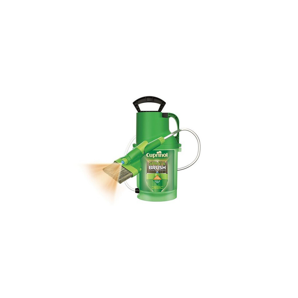 Cuprinol 6133940 Spray & Brush 2 In 1 Pump Sprayer