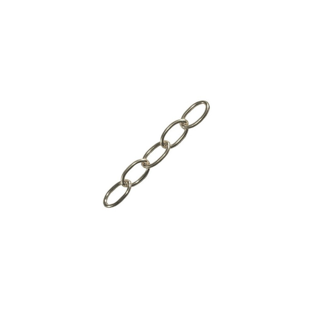 Faithfull FAICHOC18 Oval Chain 1.8mm x 10m Chrome