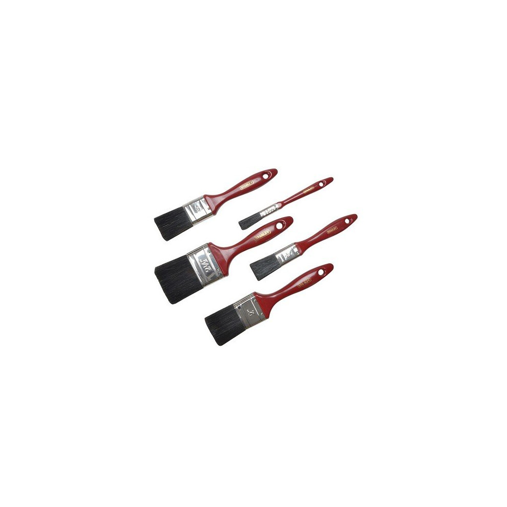 Stanley 0-26-727 Decor Paint Brush Set of 5 - 12, 25, 37, 50 + 62mm