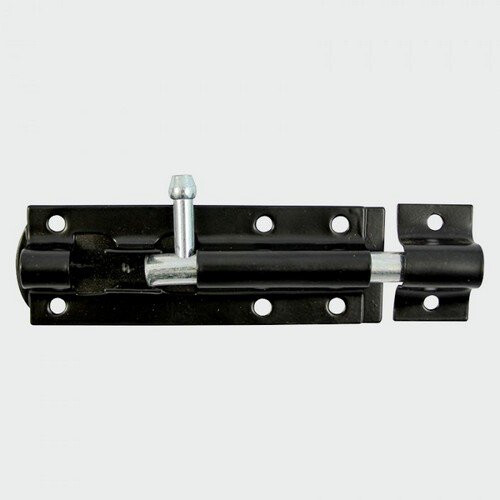 TIMco TIMco TBS8BP Straight Tower Bolt Black