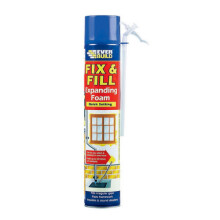 EVERBUILD FIX & FILL EXPANDERENDE SKUM, STOR, 750 ML, HURTIG HÆRDNING (BLÅ LÅG PÅ SPRAYDÅSE)
