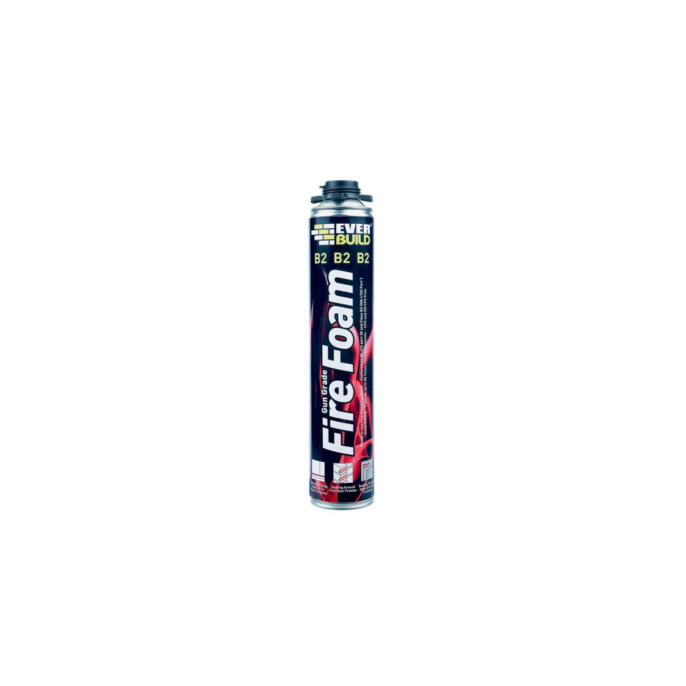 EVERBUILD FIREFOAM B2 GUNGRADE, PINK (NEEDS FOAM APPLICATOR GUN), 750ml, EXPANDS X50, 2HR RESISTANCE