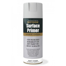 Rust-Oleum AE0040027E8 Surface Primer Matt Grey Spray Paint 400ml