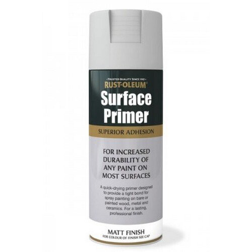 Rust-Oleum Rust-Oleum AE0040027E8 Surface Primer Matt Grey Spray Paint 400ml