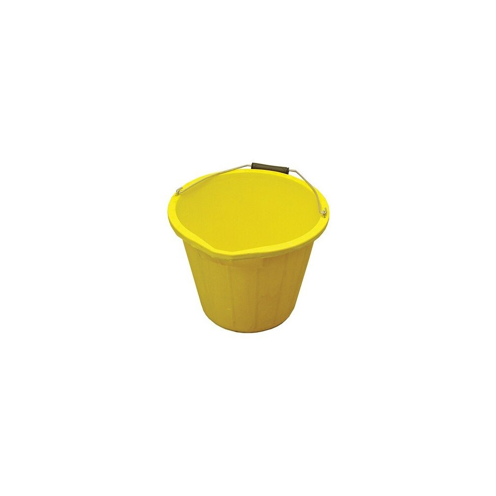 Faithfull FAI3GBUCKYEL 3 Gallon 14 litre Bucket - Yellow