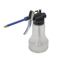 Faithfull FAIOC350P Oil Can Transparent Plastic 350ml