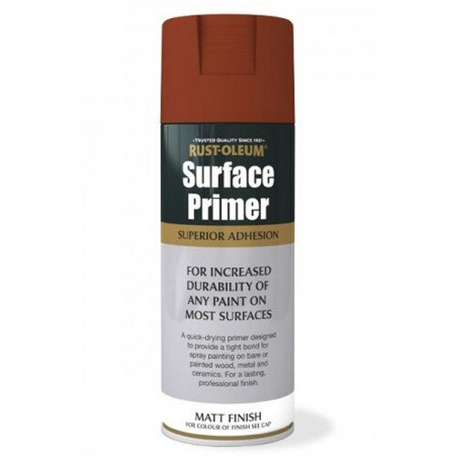 Rust-Oleum Rust-Oleum AE0040030E8 Surface Primer Matt Red Spray Paint 400ml