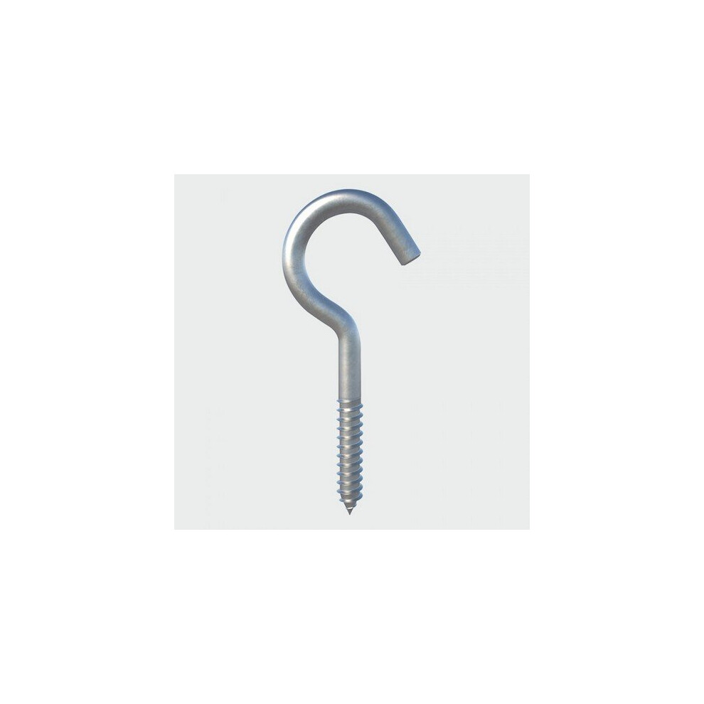 TIMco 60SHP Screw Hooks BZP 60mm Bag of 4