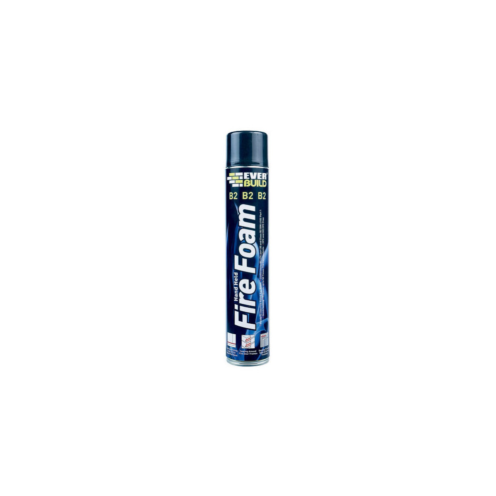 EVERBUILD HAND HELD FIREFOAM, 750ml, (FIRERATED P.U. FOAM, EXPANDS UPTO 50 TIMES) EXPANDING FOAM, B