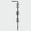 TIMco TIMco DDB18GP Garage Drop Down Bolt Galv 18" 1