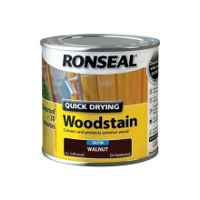 Ronseal 37461 Woodstain Quick Dry Satin Smoked Walnut 250ml
