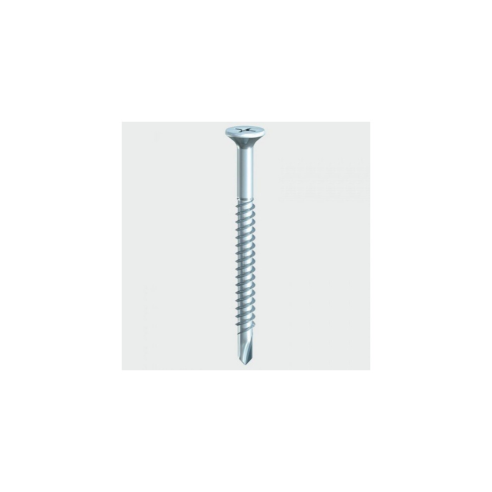 TIMco 225Z Cill Screw Self Drilling PH2 Bugle Head BZP 4.2 x 50mm Box of 500