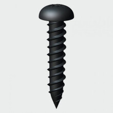 TIMco 00081BJC Blackjax Woodscrew PZ2 RND 8 x 1" Box of 200