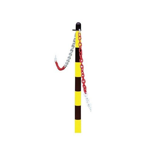 Faithfull Faithfull FAICHPOSTYB Plastic Post for Chain - Yellow / Black
