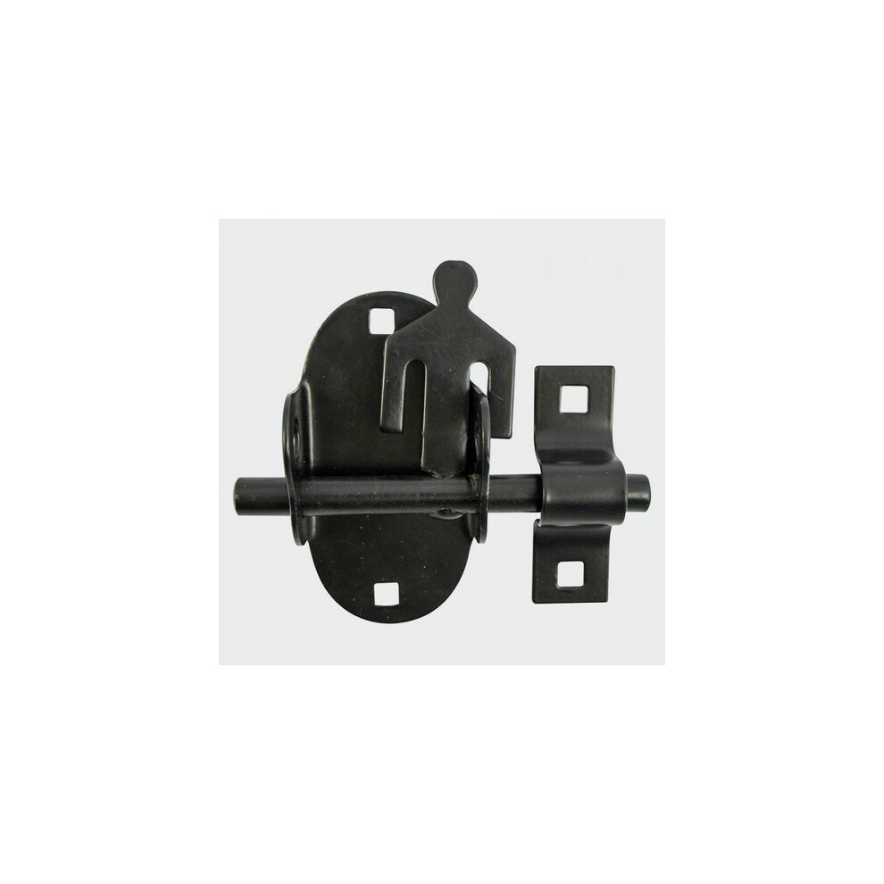 TIMco OP4BP Oval Padbolt Black