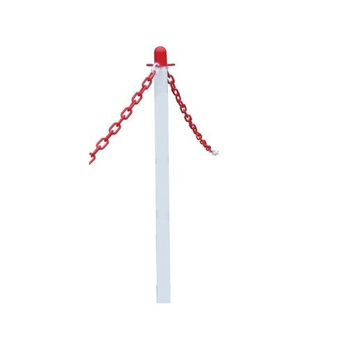 Faithfull Faithfull FAICHPOSTWH Plastic Post for Chain - White